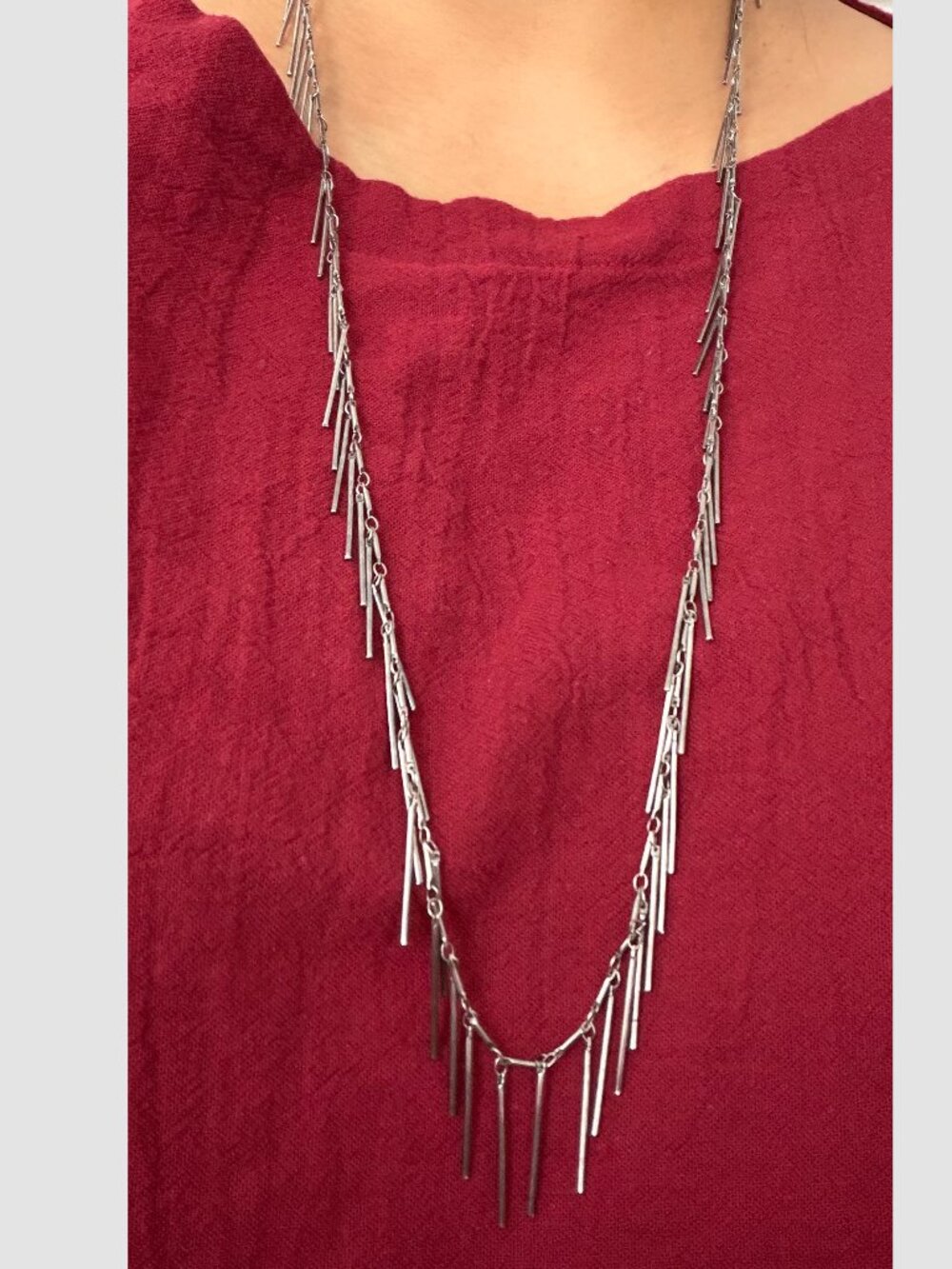 Saint Laurent Silver Necklace